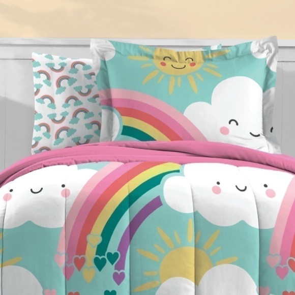 Dream Factory Rainbow Bedding Set - Picture 2 of 6